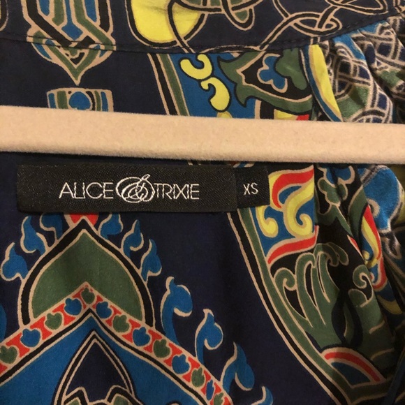 Alice and Trixie long sleeve silky top - Picture 2 of 2